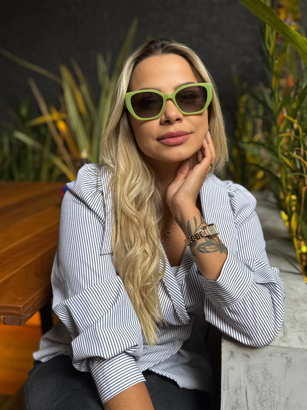 Óculos de Sol Tiphany Azul